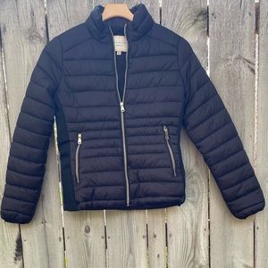 Love Me Now Black Puffer Jacket / Coat